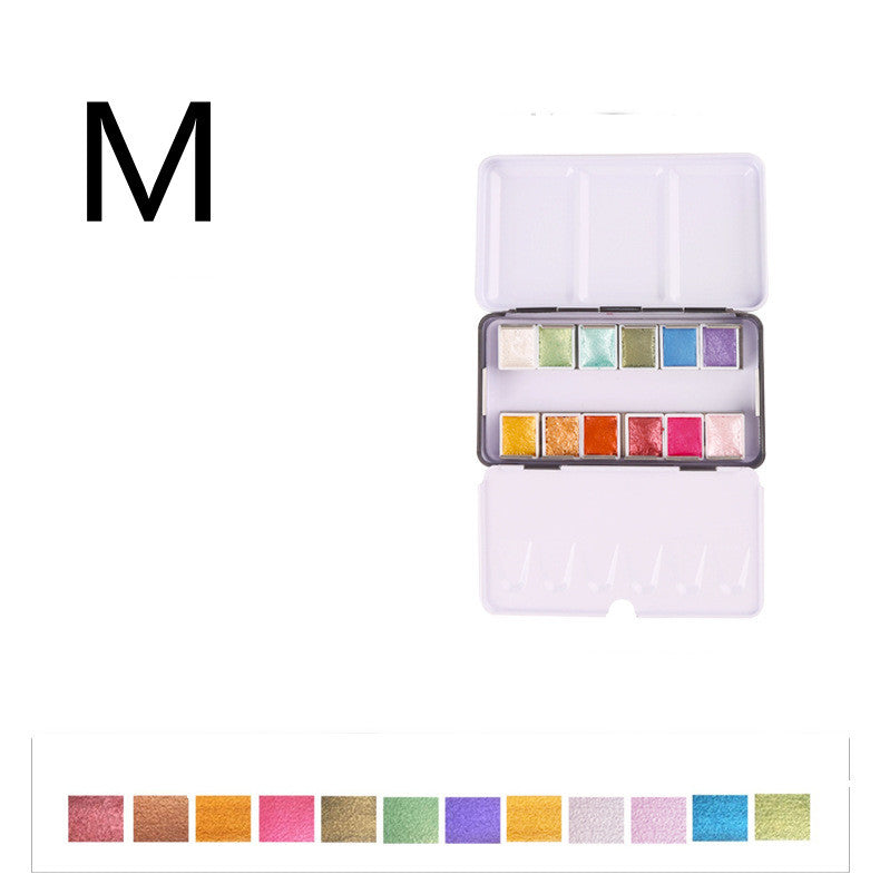 Solid Watercolor Paint Set – Professional Sketch & Painting Kit