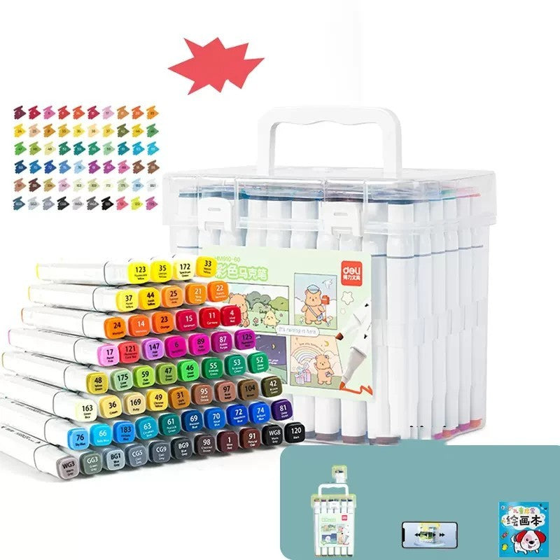 Quick-Drying Double-Head Watercolor Brush Pen – Opaque Art Marker