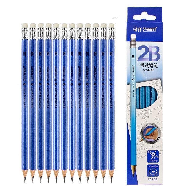 2B Sketch Pencil – Hexagonal Ergonomic Art Pencil for Children