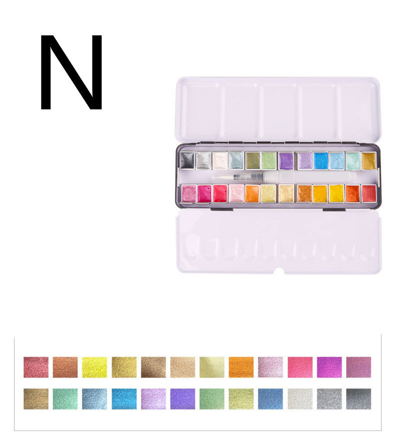 Solid Watercolor Paint Set – Professional Sketch & Painting Kit