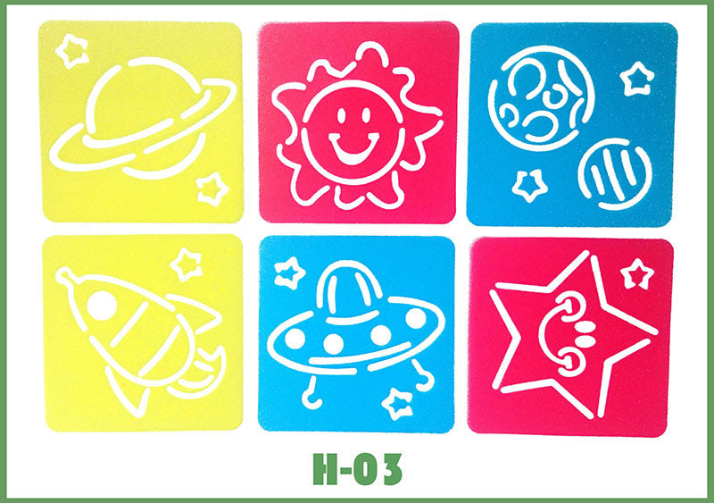 Painting Template Set DIY Hollow Ruler