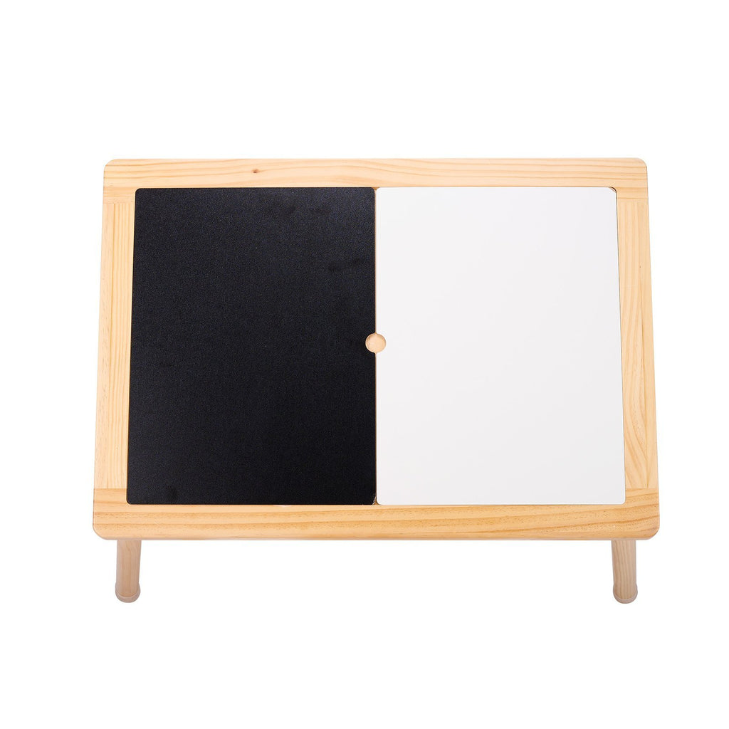 Wooden Sensory Table for Toddlers – Kids Activity Table with Double-Sided Top & Non-Slip Feet for Indoor/Outdoor Play, Drawing & Learning