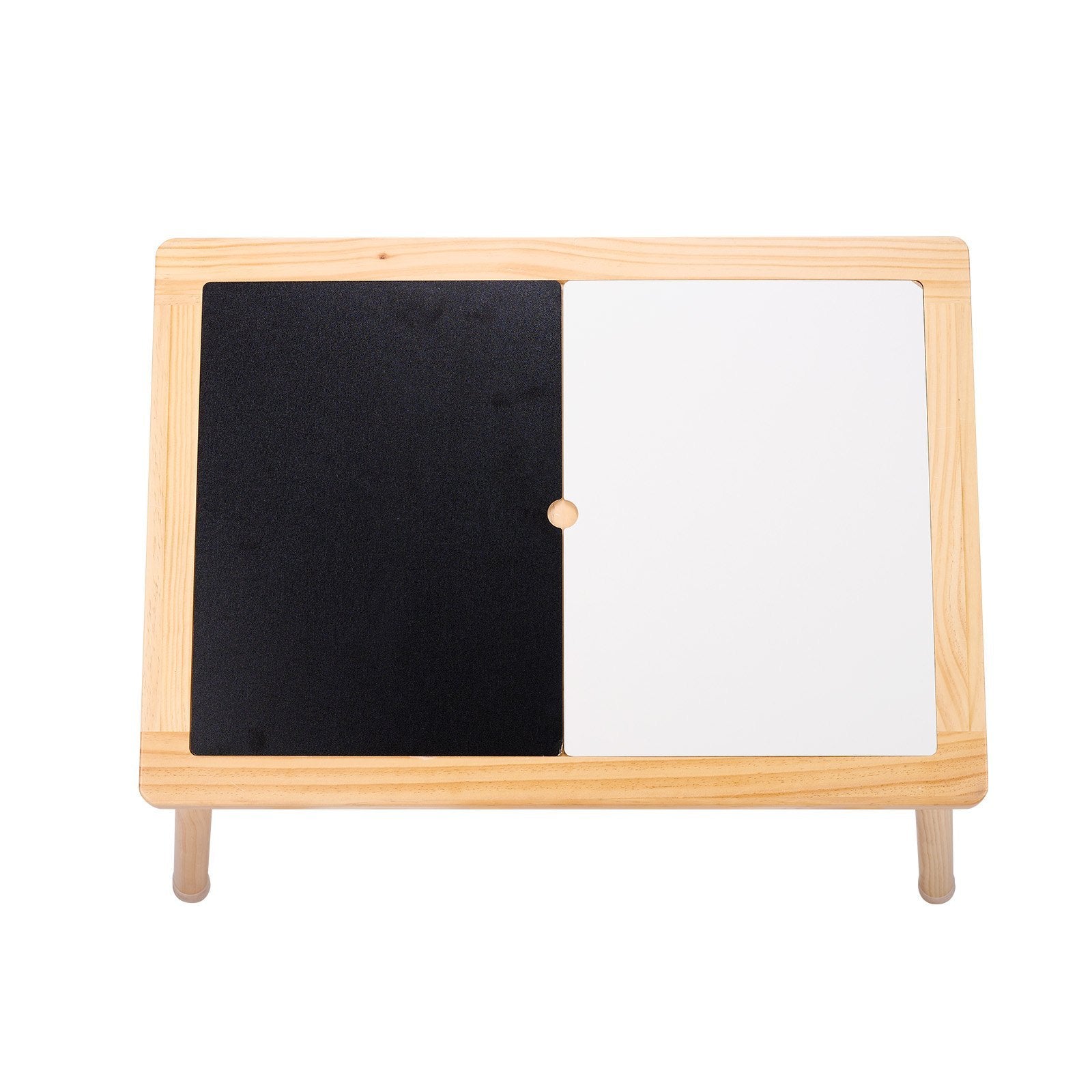 Wooden Sensory Table for Toddlers – Kids Activity Table with Double-Sided Top & Non-Slip Feet for Indoor/Outdoor Play, Drawing & Learning