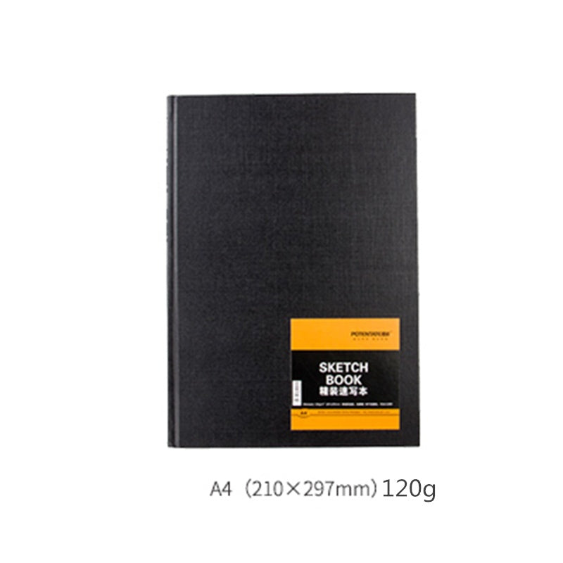 Glued Sketch Art Graffiti Book – Blank Drawing Notebook for Artists