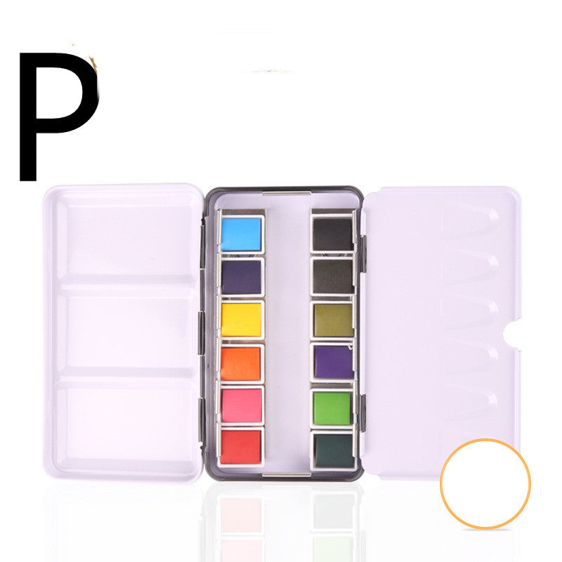 Solid Watercolor Paint Set – Professional Sketch & Painting Kit