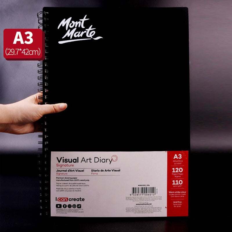 Hard Shell Sketchbook – Durable Drawing Notebook for Artists
