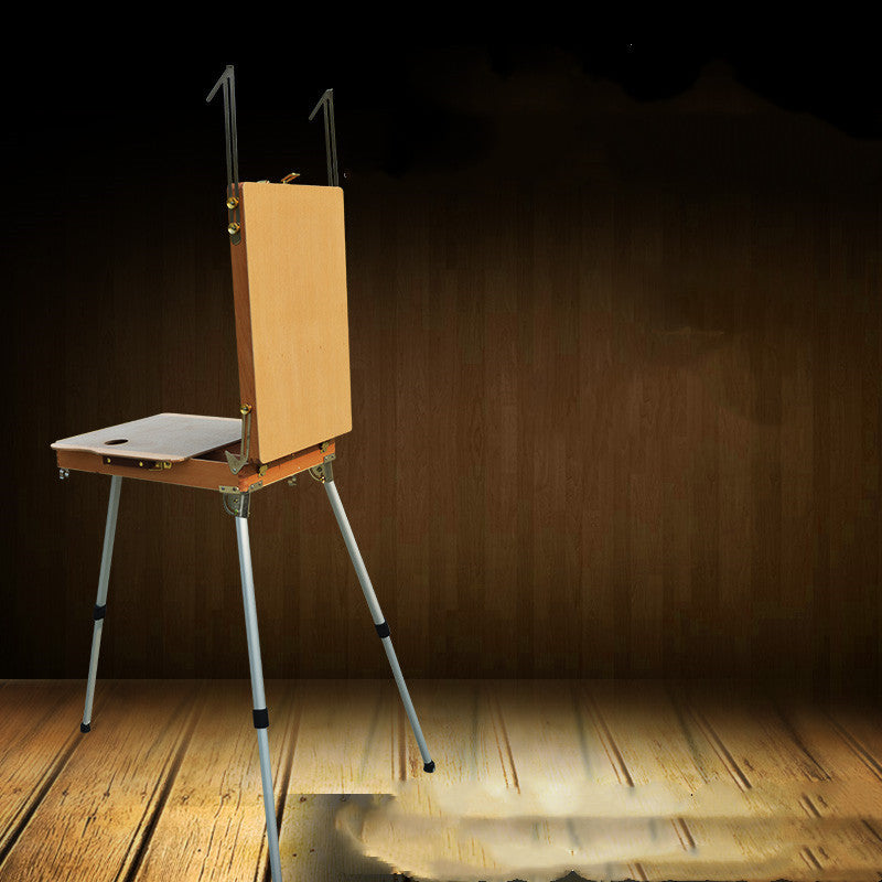 Portable Wooden Sketch Easel & Oil Painting Rack