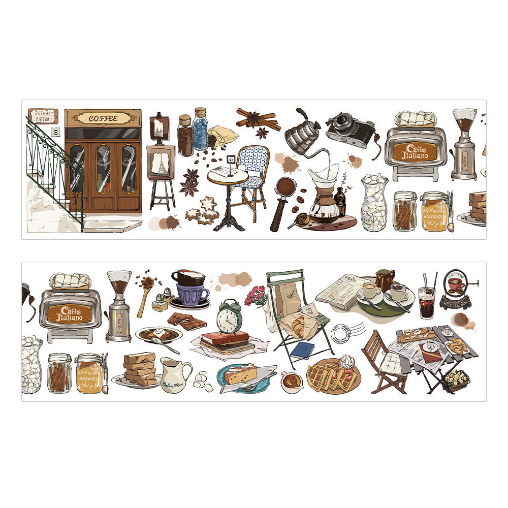 Sketch Travel Diary Pet Subpackage Tape