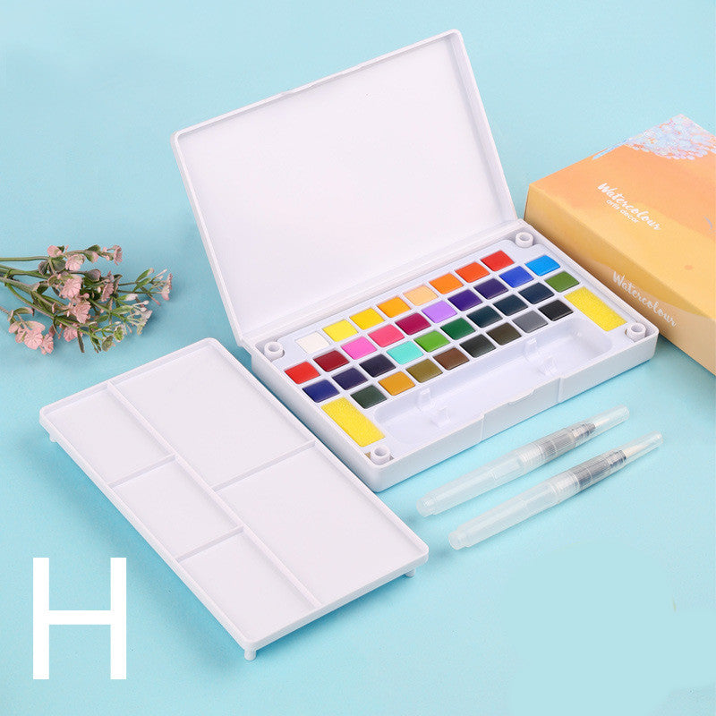 Solid Watercolor Paint Set – Professional Sketch & Painting Kit