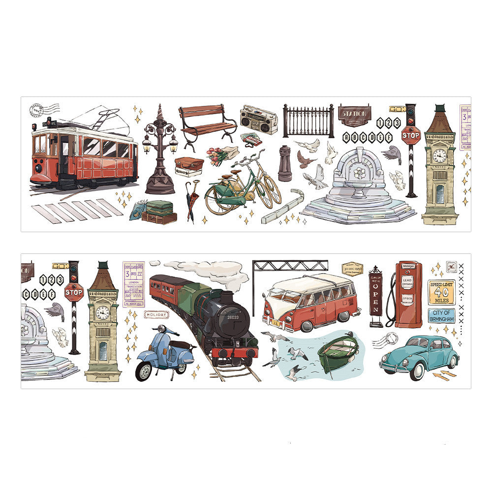 Sketch Travel Diary Pet Subpackage Tape