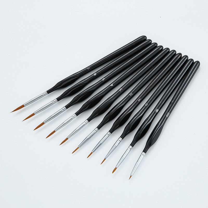 Triangle Handle Detail Brush – Pointed Hook Line Watercolor Pen