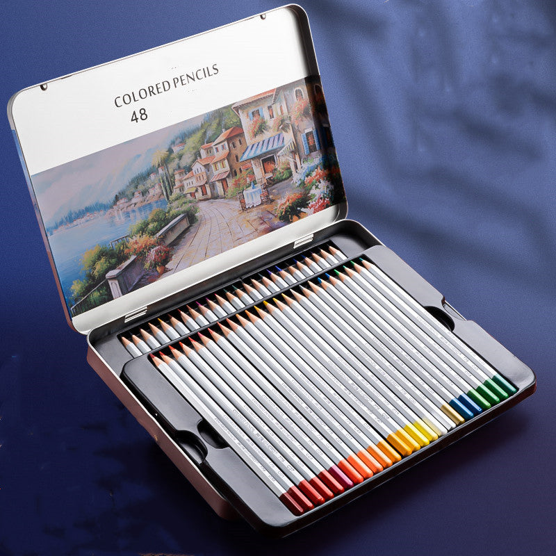 Water-Soluble Oil-Based Color Pencil Set – Professional Drawing & Coloring Pencils for Artists & Students