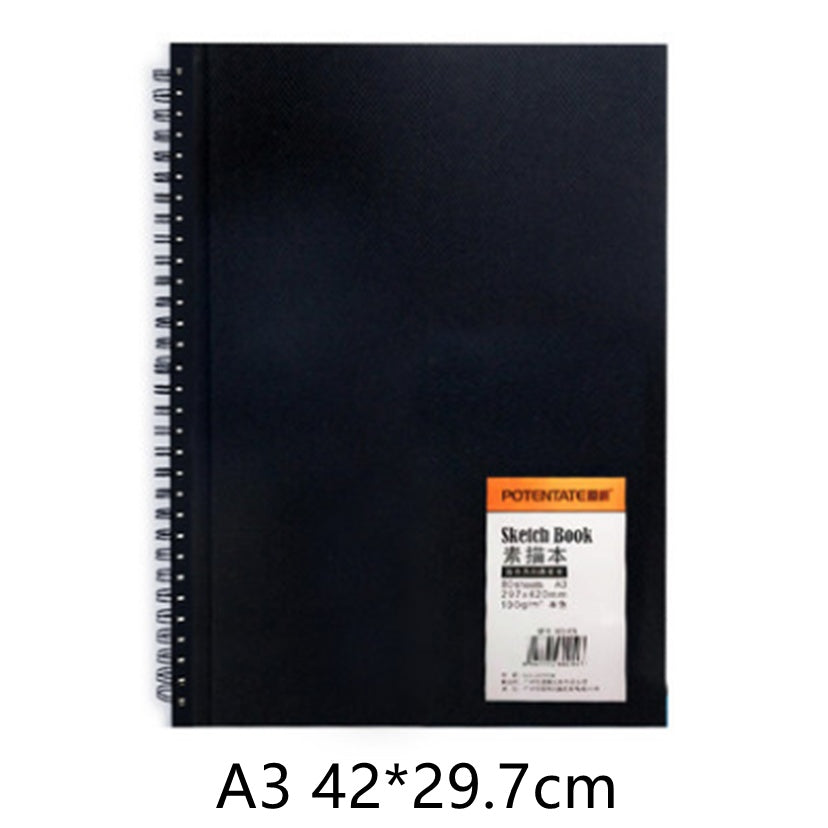 Glued Sketch Art Graffiti Book – Blank Drawing Notebook for Artists