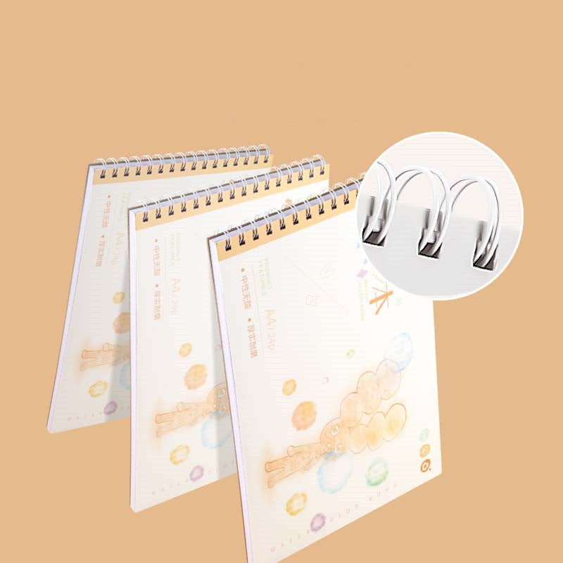 180g Watercolor Notebook – A3/A4/A5 Handmade Sketchbook for Artists