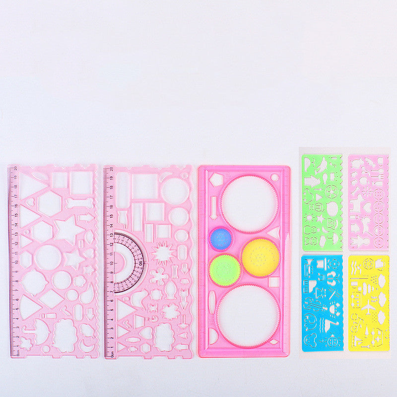 Cute Drawing Ruler Set – Practice Drawing Tools for Kids & Beginners
