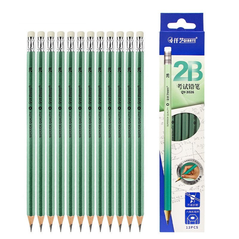 2B Sketch Pencil – Hexagonal Ergonomic Art Pencil for Children