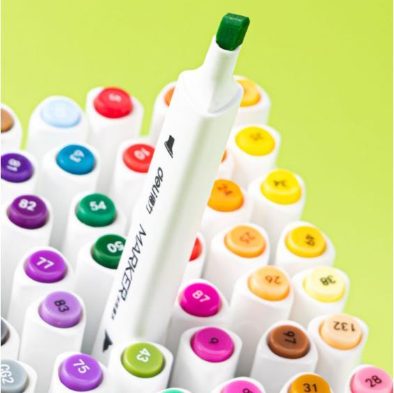 Quick-Drying Double-Head Watercolor Brush Pen – Opaque Art Marker