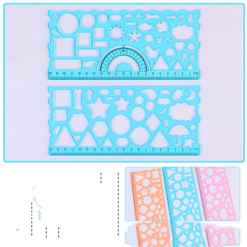 Cute Drawing Ruler Set – Practice Drawing Tools for Kids & Beginners