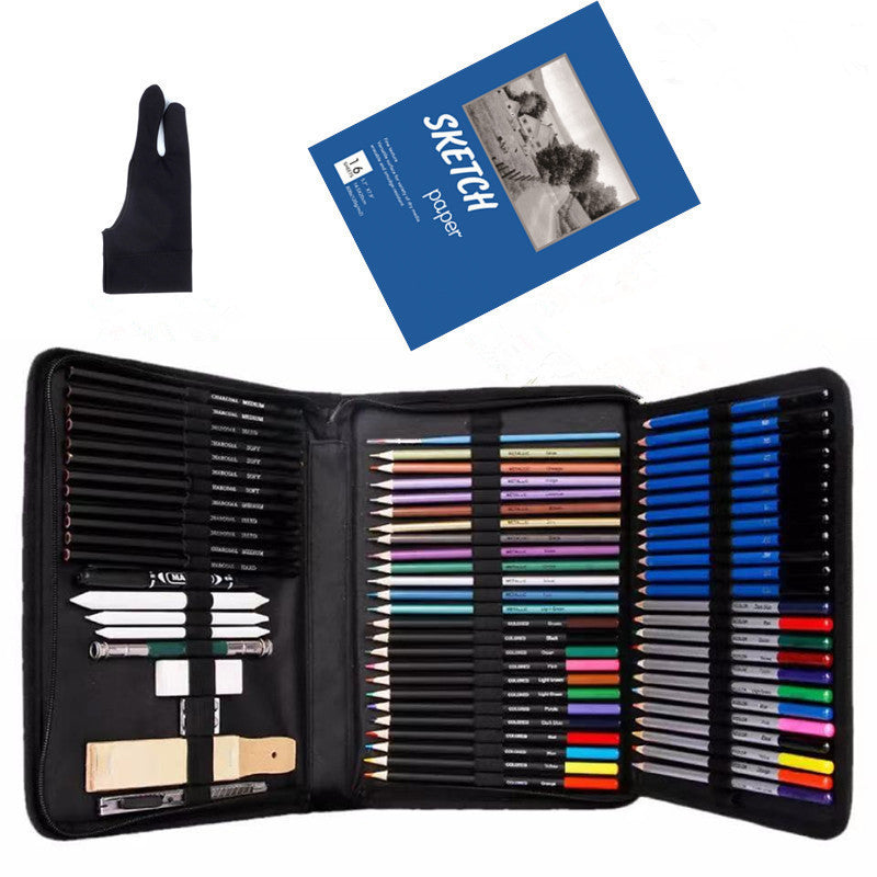 Sketch & Color Pencil Set – Complete Drawing & Painting Tools