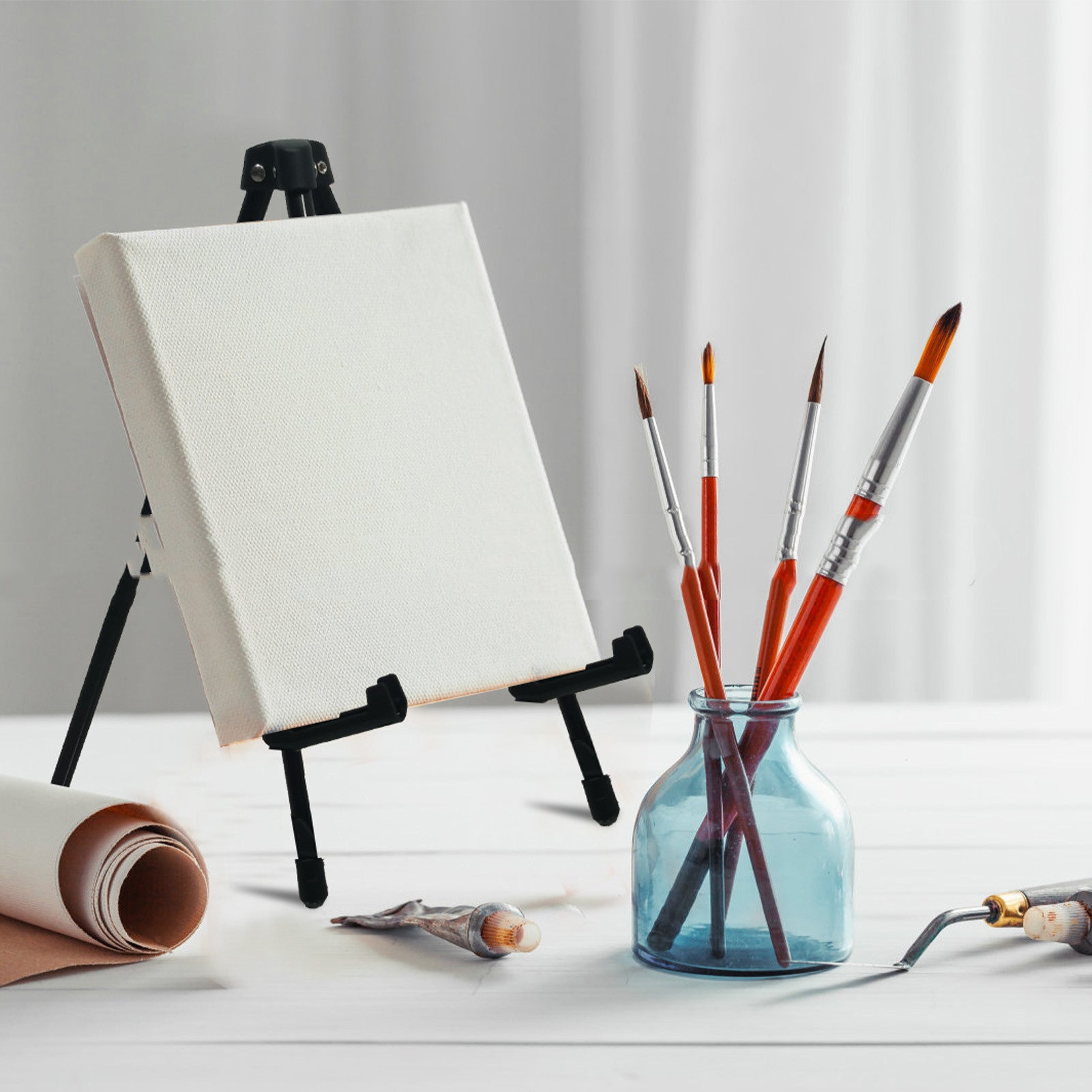 63-Inch Portable Foldable Easel – Adjustable Art Display Stand