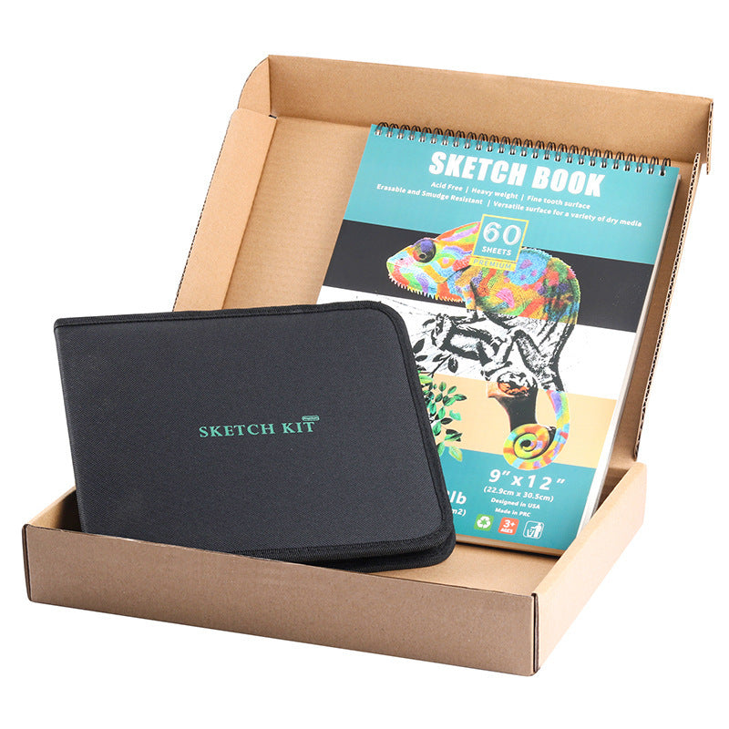 50PC Sketch Lead Art Set – Essential Drawing Tools for Beginners and Professionals