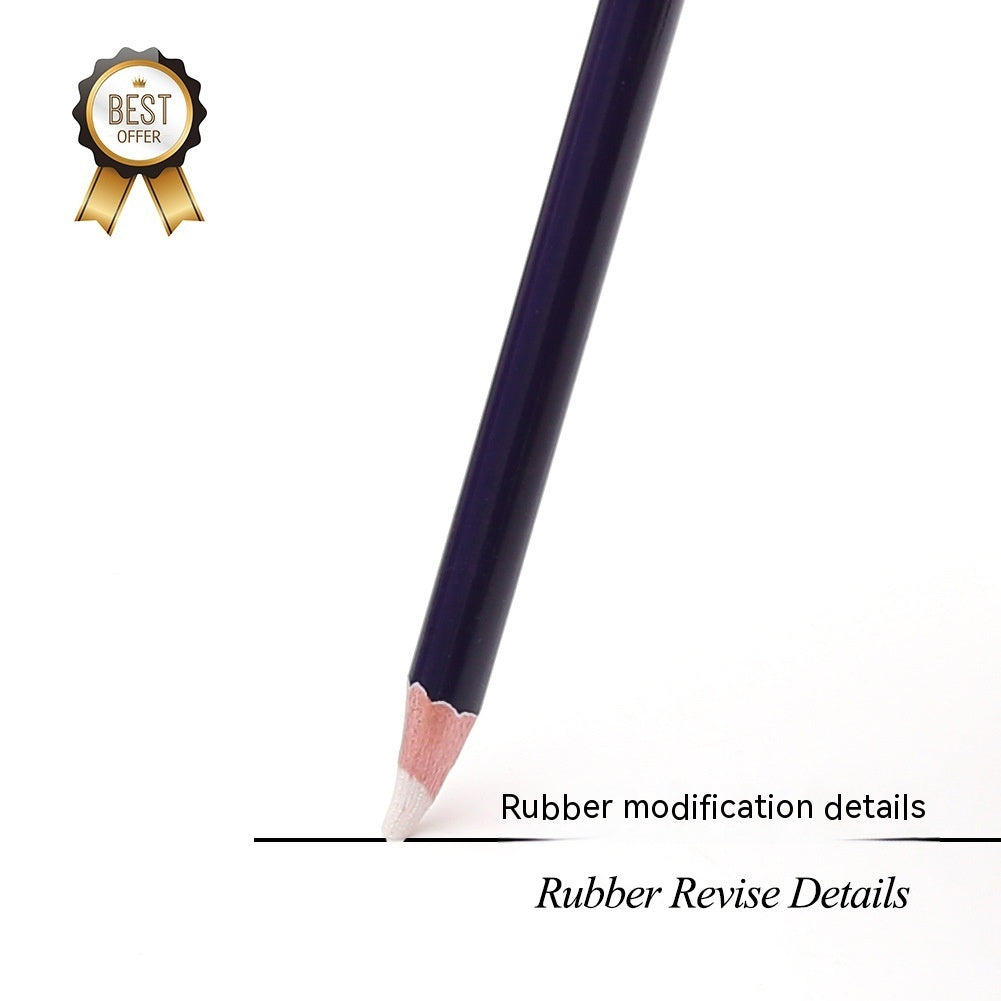 6-Piece Erasable Sketch Pen & Rubber Set – Art Student Pencil & Eraser Kit