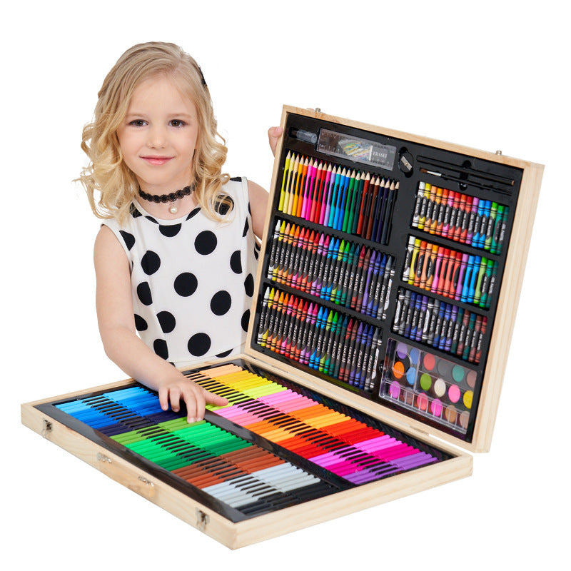 Professional Watercolor & Crayon Brush Set – Art Painting Supplies