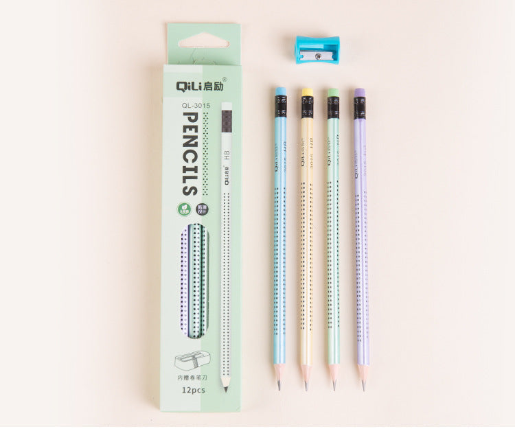 Children’s Cartoon Triangle HB Pencils – Multicolor Fun Writing & Drawing