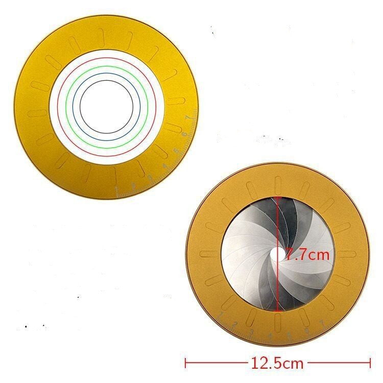 Telescopic Stainless Steel Circle Drawing Tool – Precision Graph Plotter & Measuring Ruler