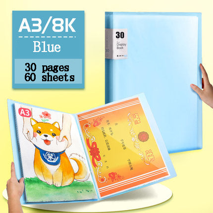 A3 Photo Album Storage Book – Large Capacity Picture Organizer Folder