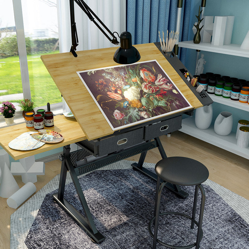 Premium Adjustable Drafting & Drawing Table – Tilted Art Desk Board for Students, Artists & Designers