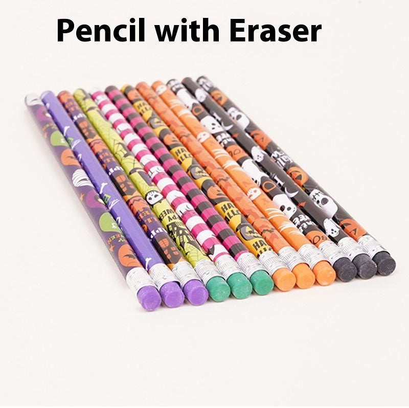 Halloween Pencil Cartoon Pencil With Rubber Head HB