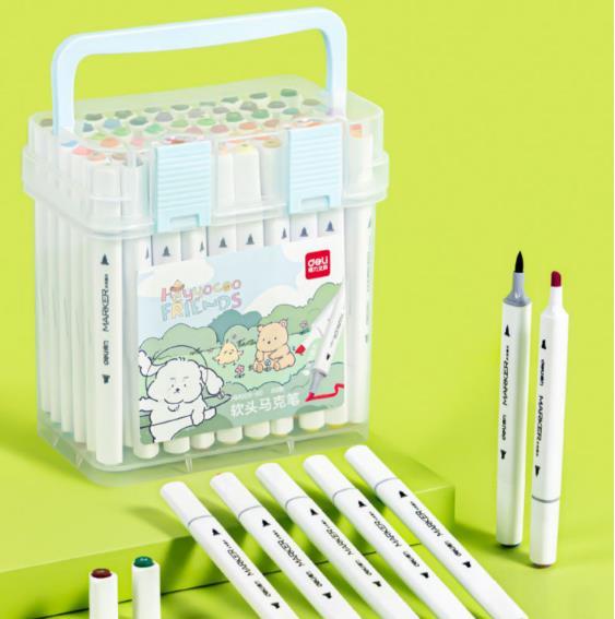 Quick-Drying Double-Head Watercolor Brush Pen – Opaque Art Marker