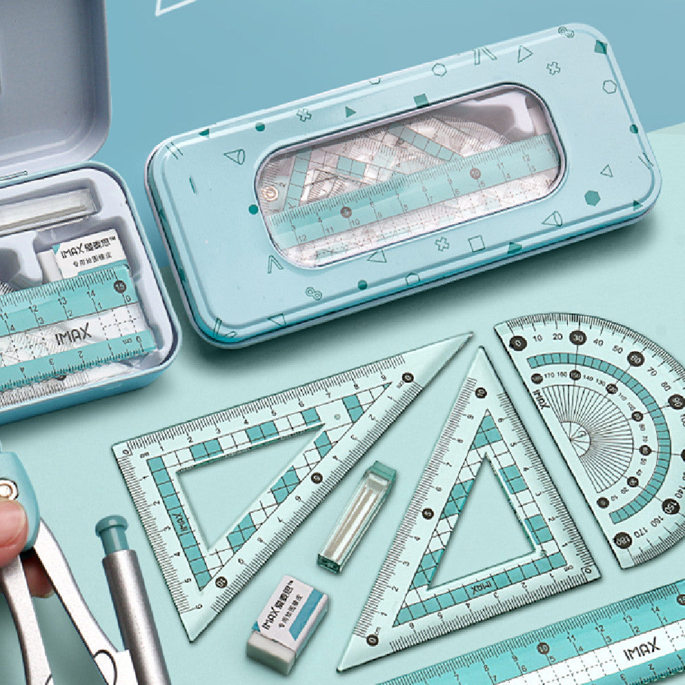 Student Exam Compasses Ruler Set
