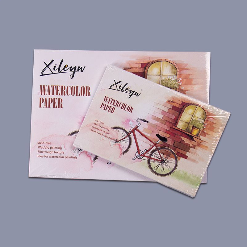 Watercolor & Color Pencil Art Book – Premium Sketchbook