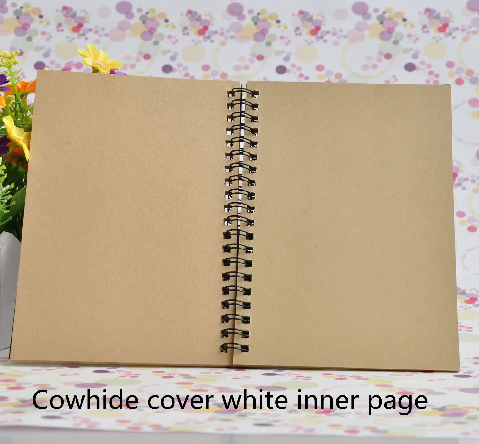 Korean Kraft Paper Coil Notebook – Blank Sketch & Graffiti Art Journal