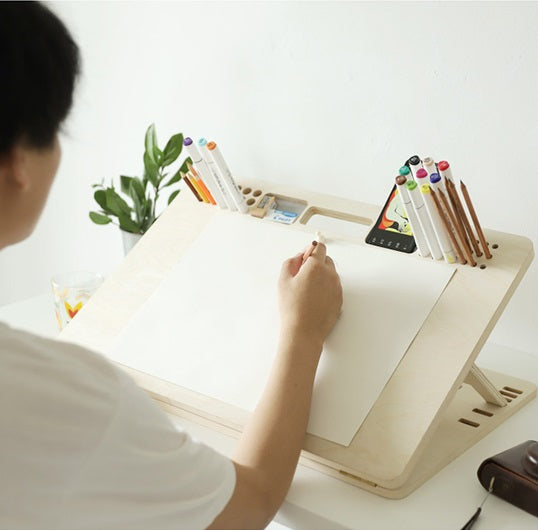 Portable Wooden Sketch Easel – Drawing Board for Art Students