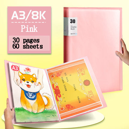 A3 Photo Album Storage Book – Large Capacity Picture Organizer Folder