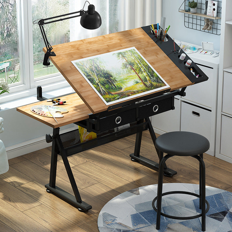 Premium Adjustable Drafting & Drawing Table – Tilted Art Desk Board for Students, Artists & Designers