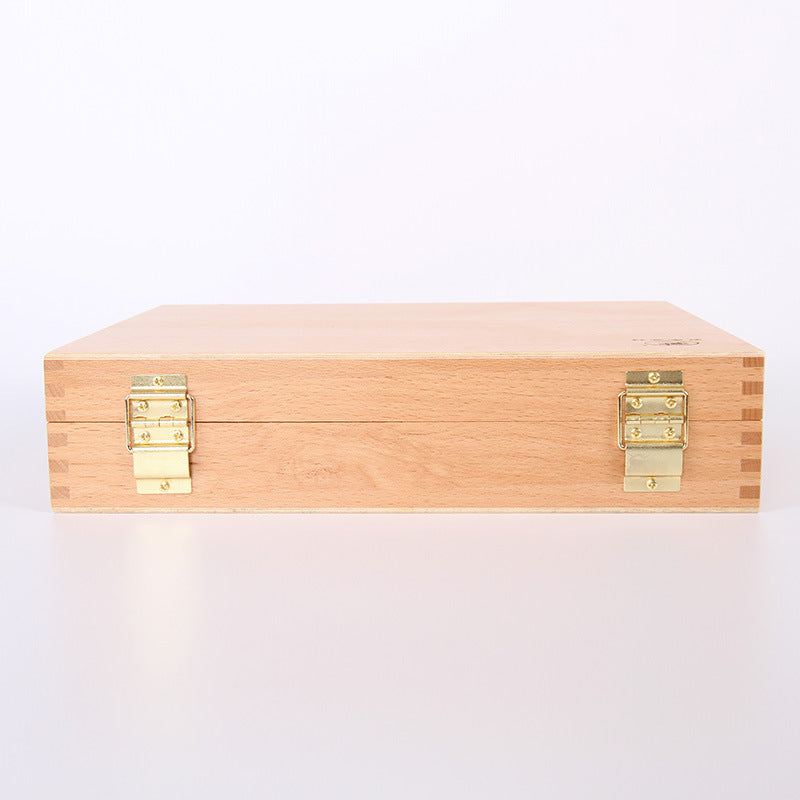 Portable Easel Sketch Box – Wooden Oil Painting Case for Artists