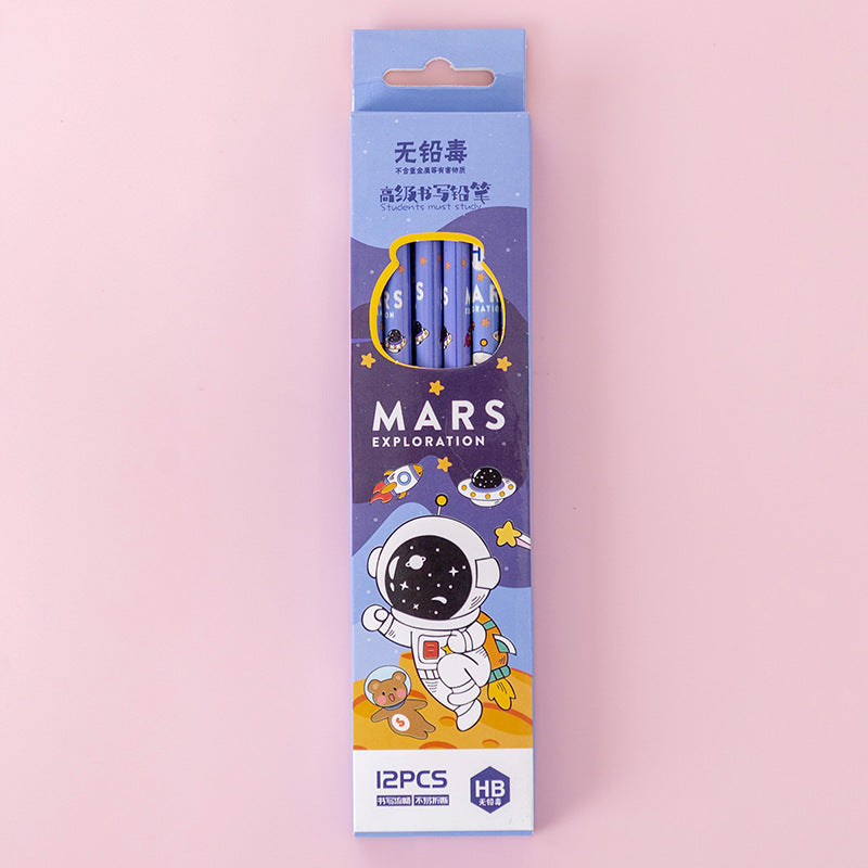 HB Writing and Drawing Pencil with Built-In Eraser