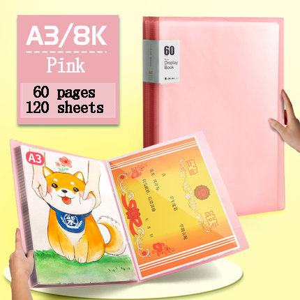 A3 Photo Album Storage Book – Large Capacity Picture Organizer Folder