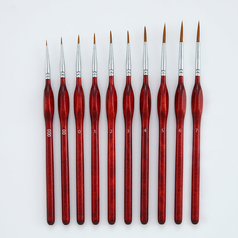 Triangle Handle Detail Brush – Pointed Hook Line Watercolor Pen