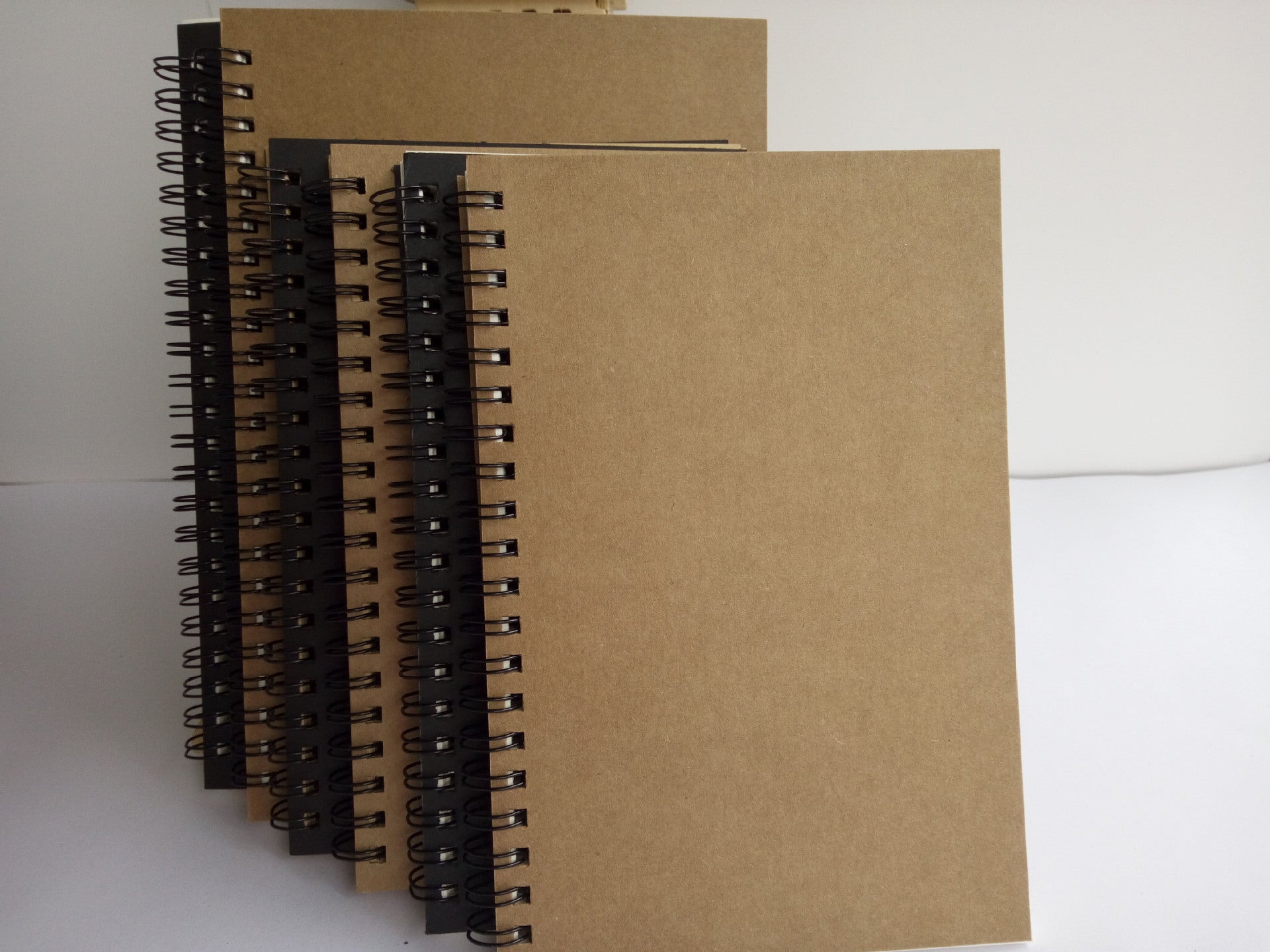 Korean Kraft Paper Coil Notebook – Blank Sketch & Graffiti Art Journal