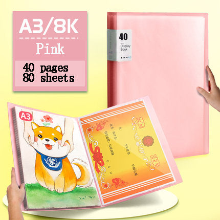 A3 Photo Album Storage Book – Large Capacity Picture Organizer Folder