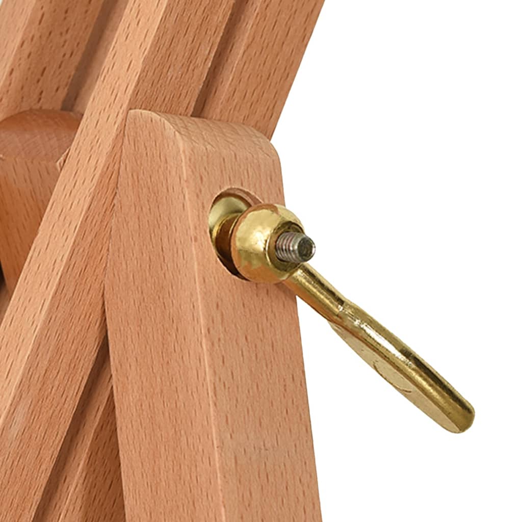 Solid Beech Wood Easel – Large Adjustable Artist Stand (100×104×172 cm)