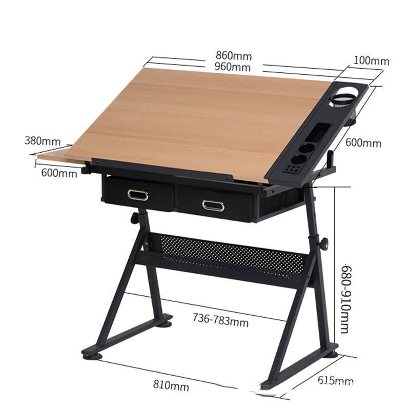 Portable Adjustable Drawing Table – Mini Artboard & Sketch Easel for Artists