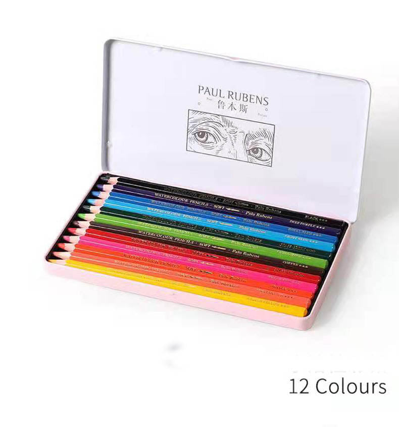 Sketch Flat Coated Water-soluble Color Lead Set