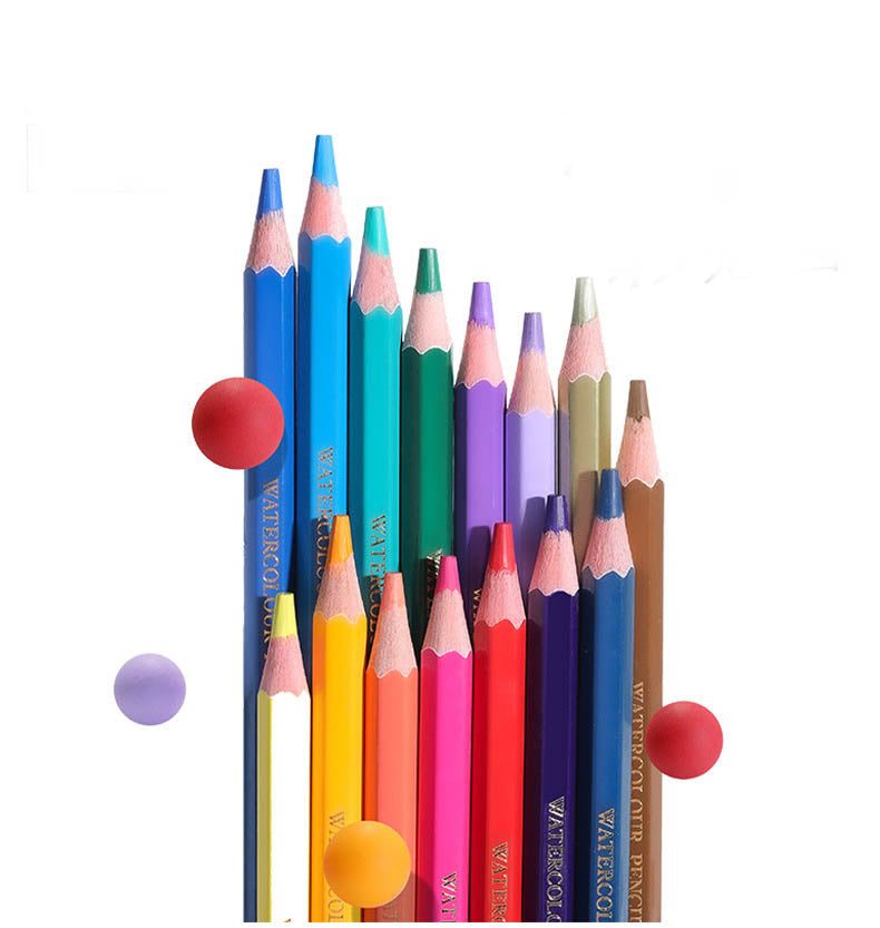 Sketch Flat Coated Water-soluble Color Lead Set